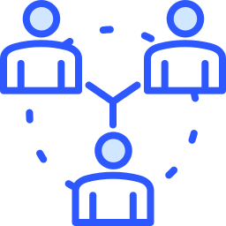 lavoro di squadra icona