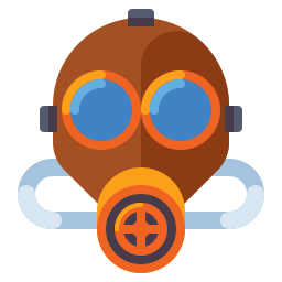 Gas mask icon