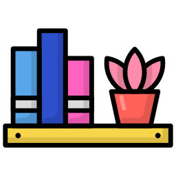 Book shelf icon