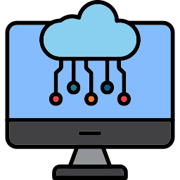 computação em nuvem Ícone