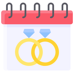 Wedding rings icon