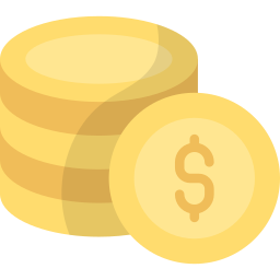 Coins stack icon