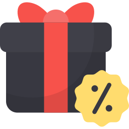 Gift discount icon