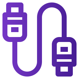 USB cable icon