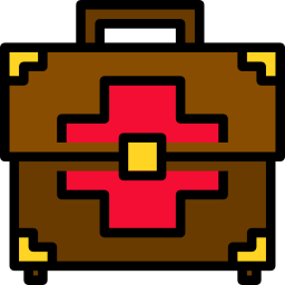 First aid kit icon