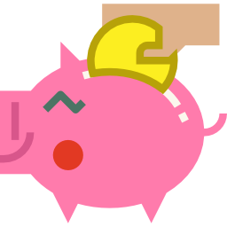 Piggy bank icon