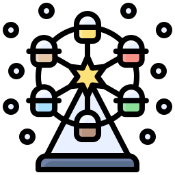 Ferris wheel icon