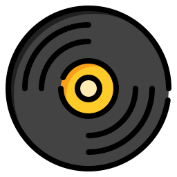 Vinyl disc icon