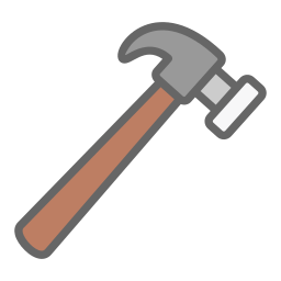 Hammer tool icon