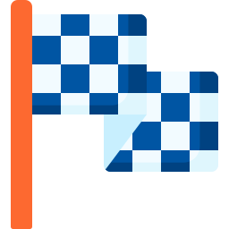 Race flag icon