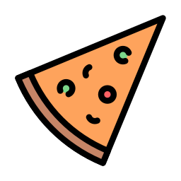 Pizza slice icon