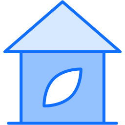 Eco house icon