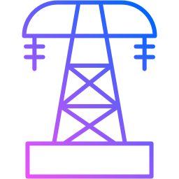 Electricity tower icon