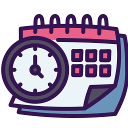 Calendar date icon