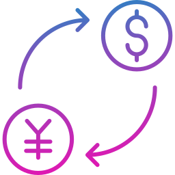 taux de change Icône