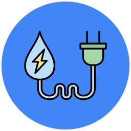 Water energy icon