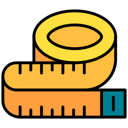 Measuring tape icon