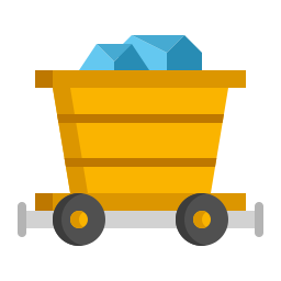 Mine cart icon