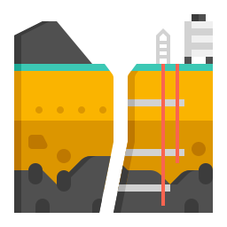 exploitation minière Icône