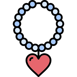 Pearl necklace icon