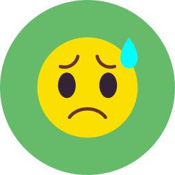 Worried icon