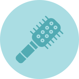 Hair brush icon