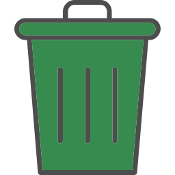 Trash can icon