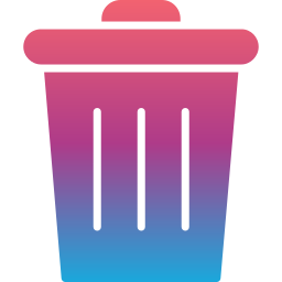 Trash can icon