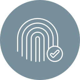 Fingerprint scanner icon