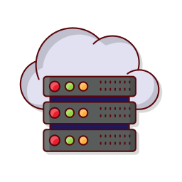 serveur cloud Icône