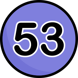 Fifty three icon