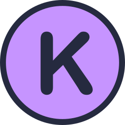 Letter k icon