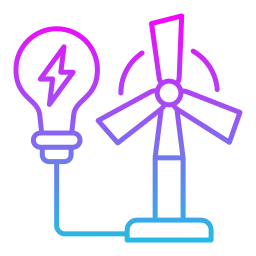 Wind power icon