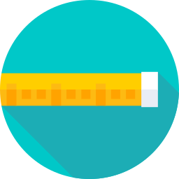 Measuring tape icon