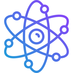 Atomic structure icon