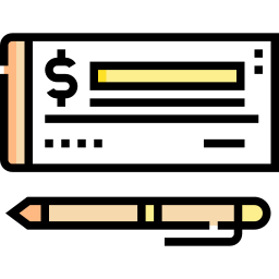 Bank Check icon