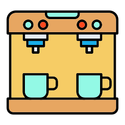 Coffee machine icon