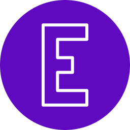 Letter e icon