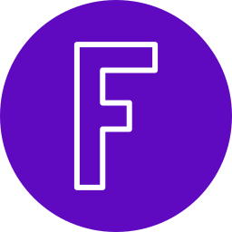 Letter f icon