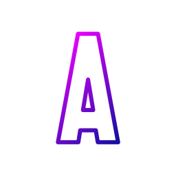 Letter A icon