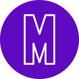 Letter m icon