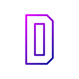 Letter D icon