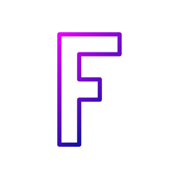 Letter f icon