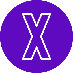 Letter x icon