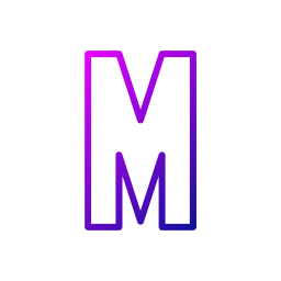 Letter m icon