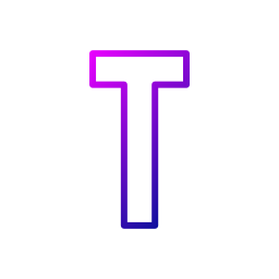 Letter T  icon