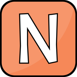 文字n icon