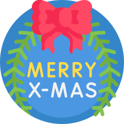 Merry christmas icon