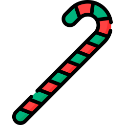 Candy cane icon