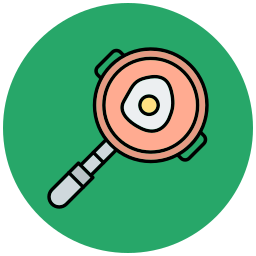 Frying pan icon